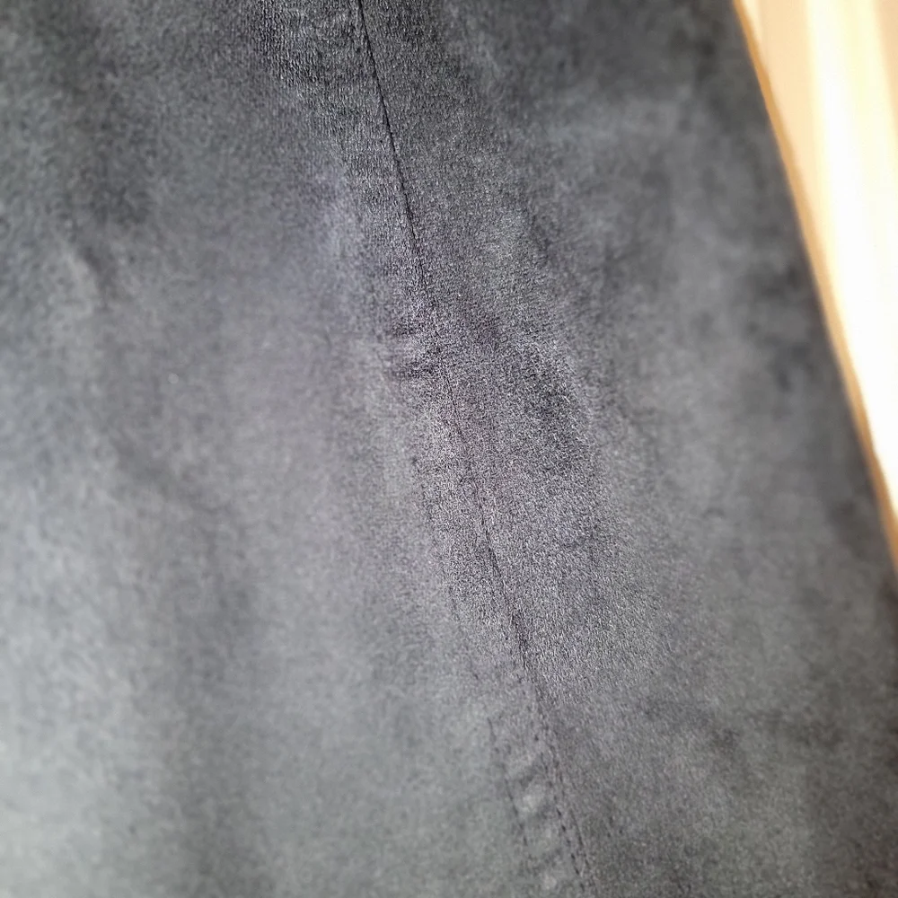 Abercrombie & Fitch Navy Button-Front A-Line Skirt - Picture 4 of 4